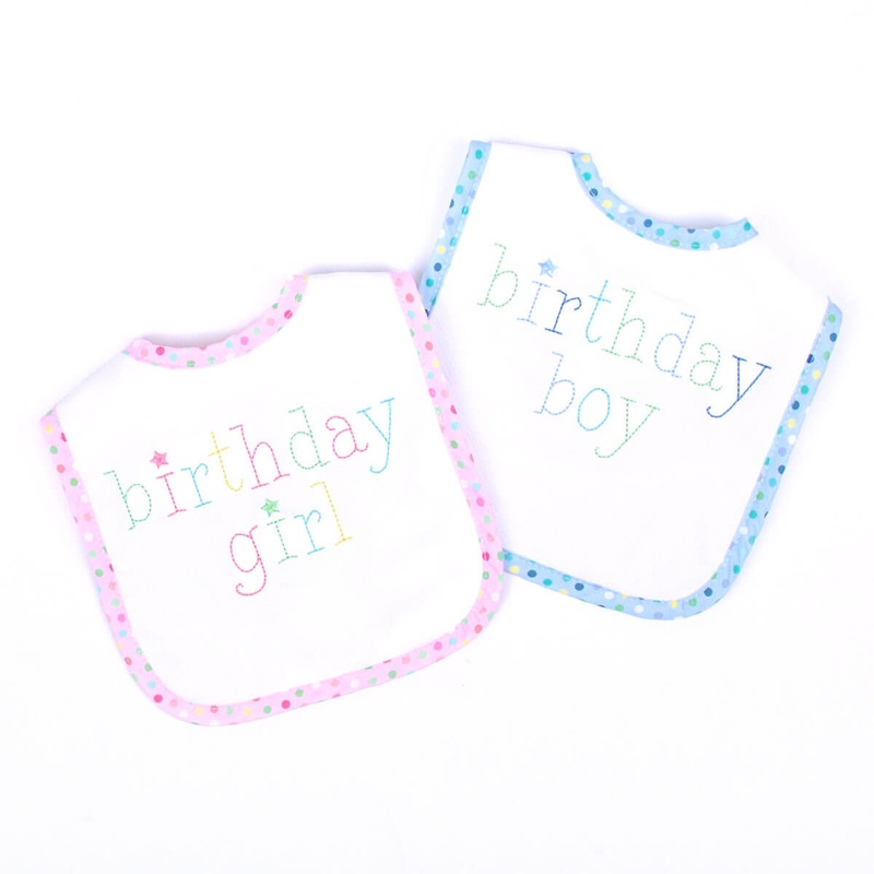 Birthday Girl/Boy Feeding Bib