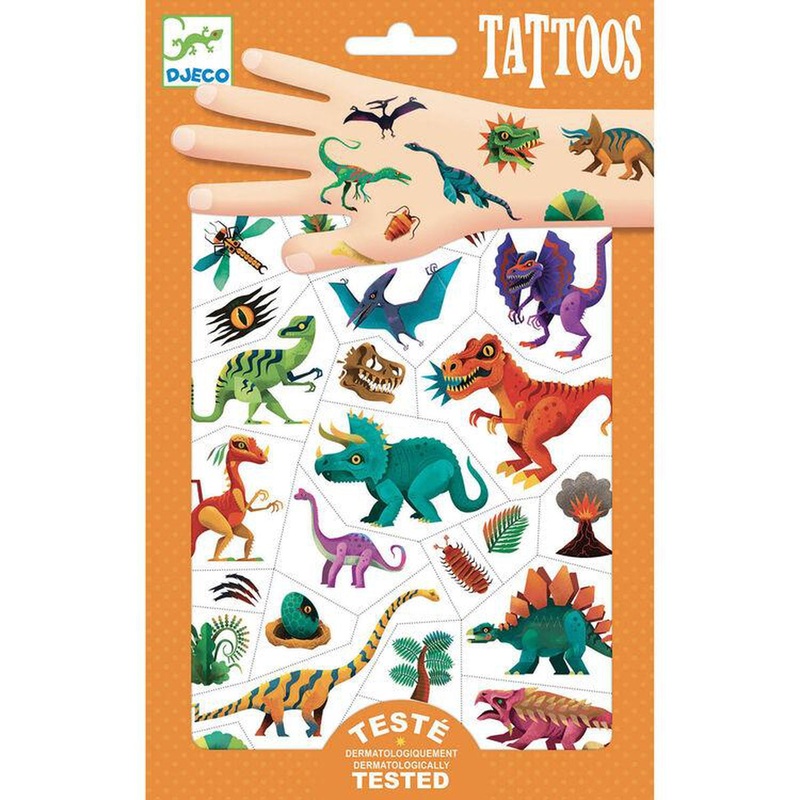 Djeco tattoos – dino club