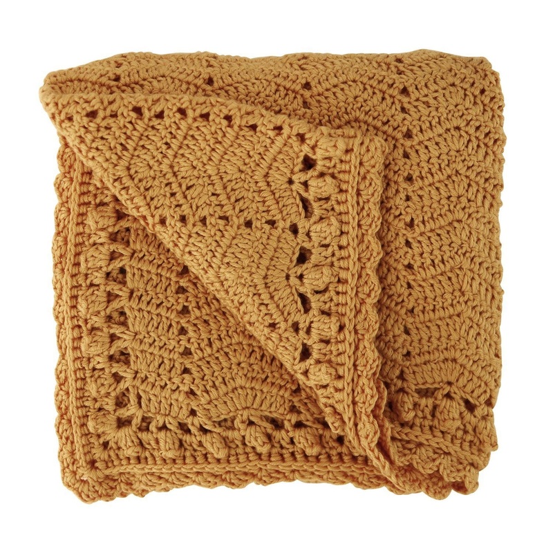 OB Designs Crochet Baby Blanket – Cinnamon