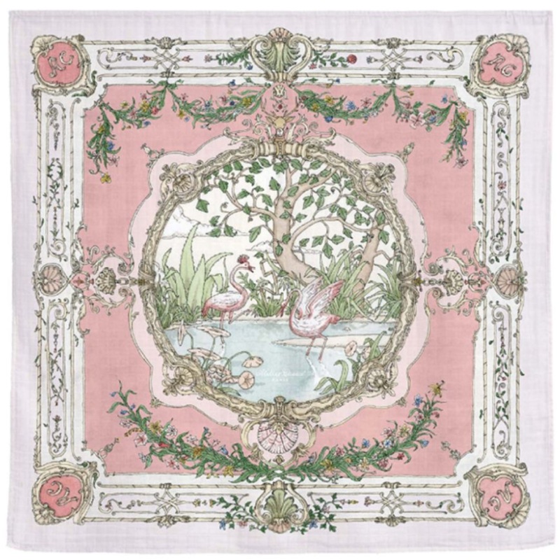 atelier choux carr tapestry pink