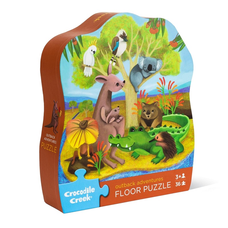 Crocodile Creek Classic Floor Puzzle 36 Piece – Outback Adventures