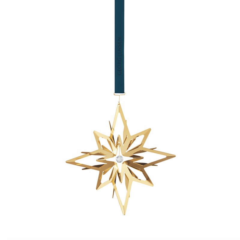2024 Christmas Mobile Star 18 Kt Gold Plated