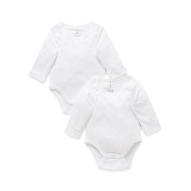 Easy neck L/S Bodysuit 2 pack