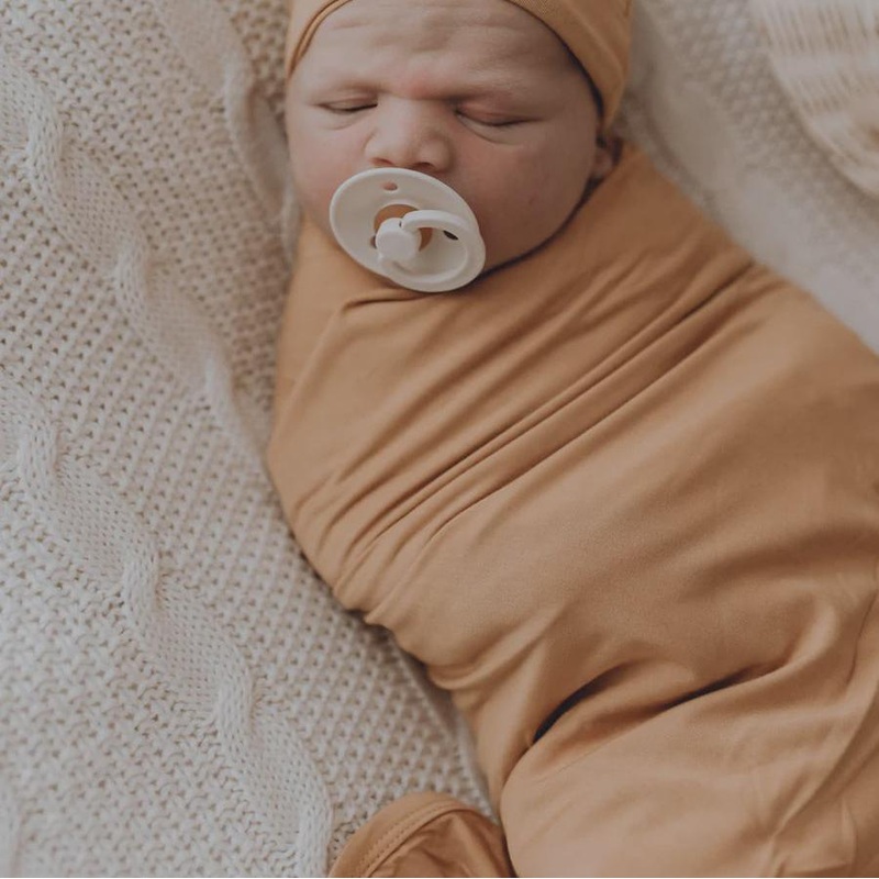 Luna’s Treasures Maple Bamboo Jersey Swaddle Wrap