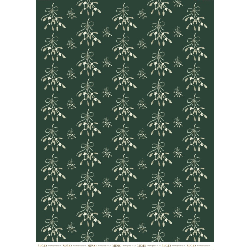Mistletoe Christmas Wrapping Paper
