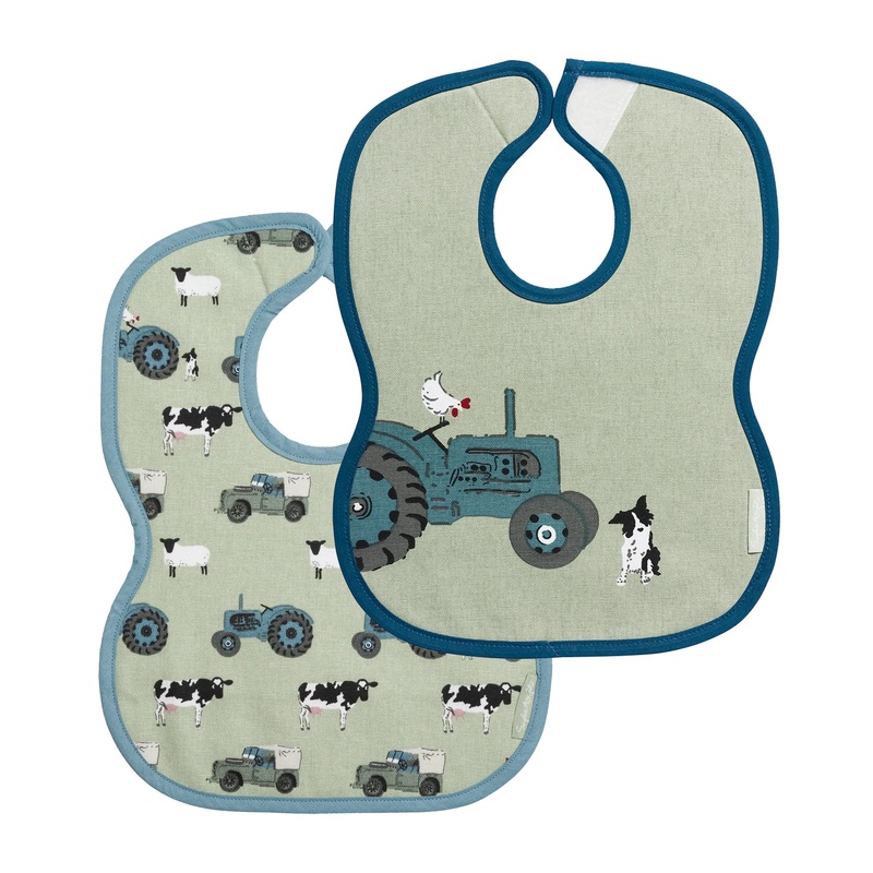 On the Farm Bib Set