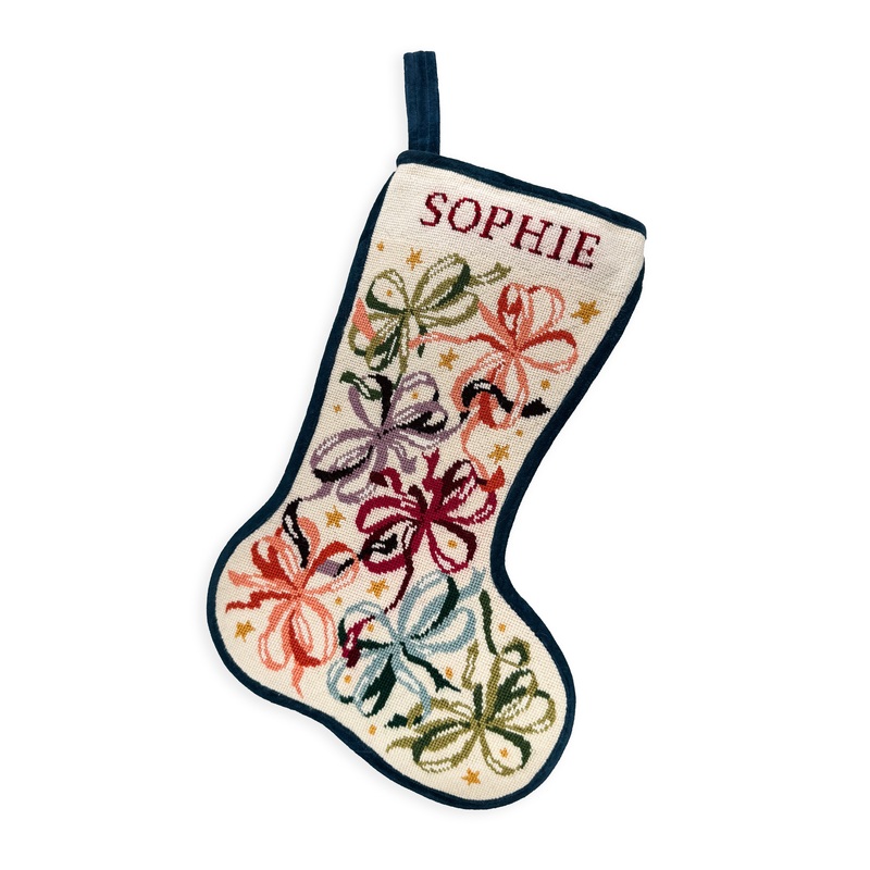 Ribbons Stitched Stocking