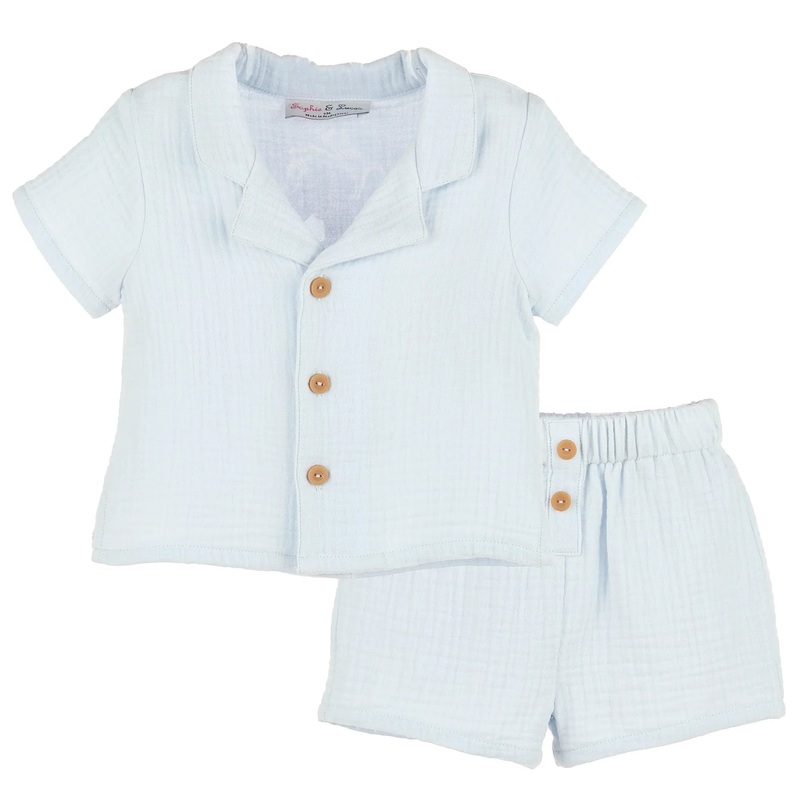 Cuddle Cotton Boy Club Set, Blue
