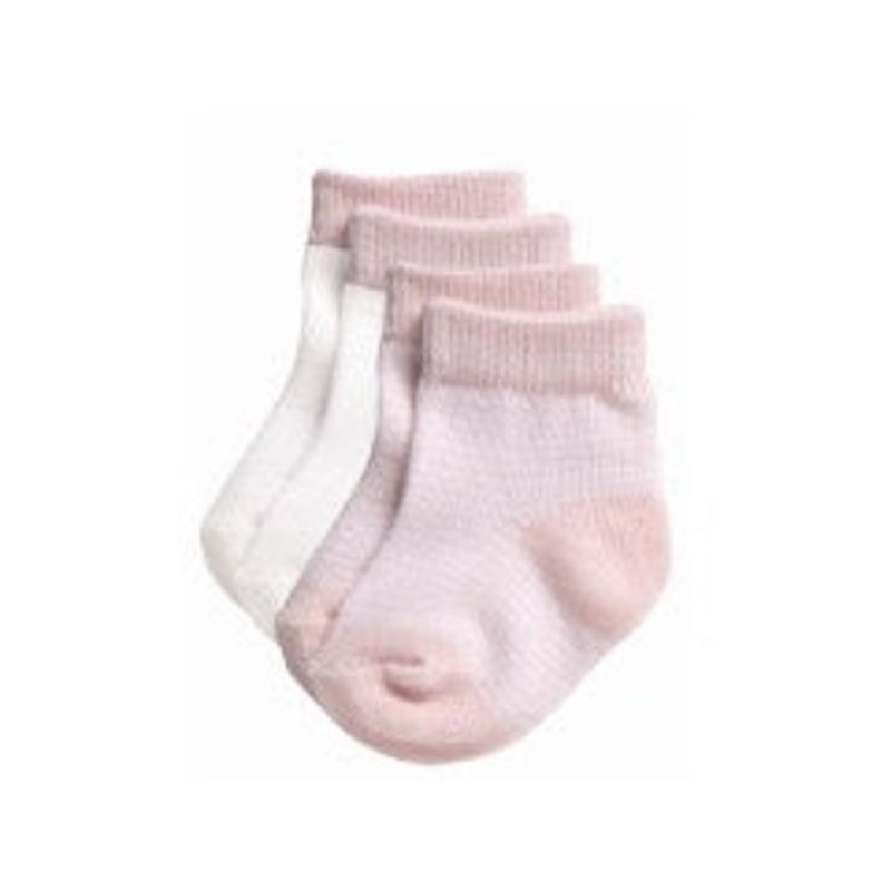 Playette Preemie Socks 2pk – Pink