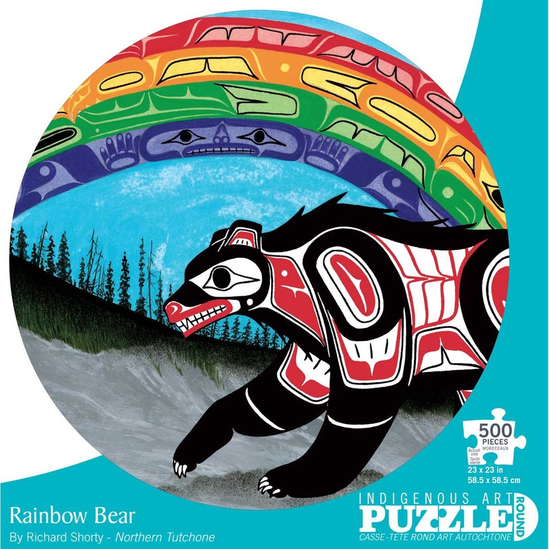 Indigenous Collection rainbow bear 500 pc puzzle