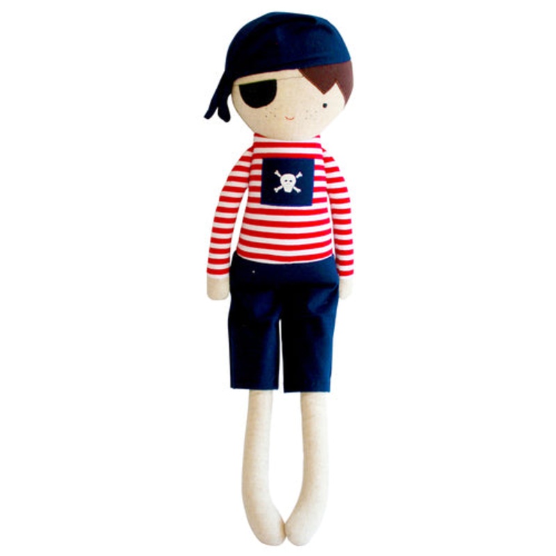 Linen Pirate Boy Navy