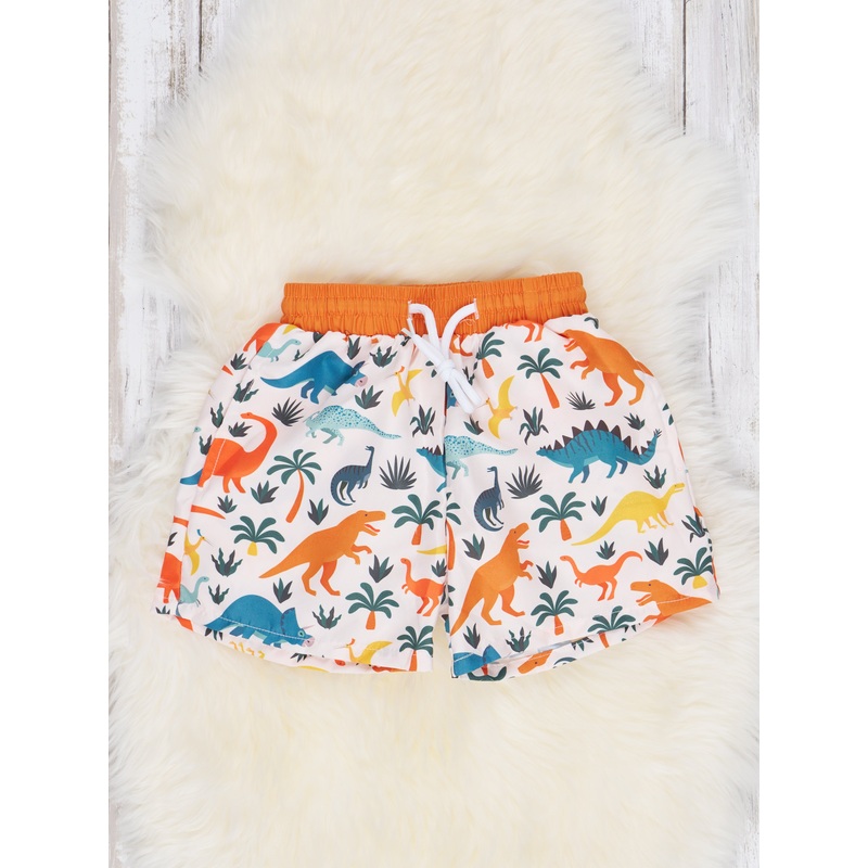 Tropical Dino Swim Trunks