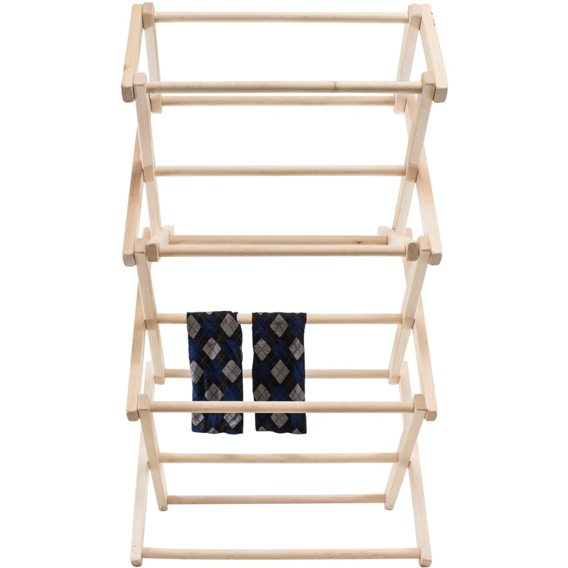 Wooden Clothes Drying Rack CR