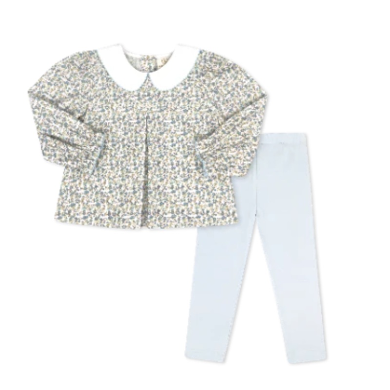 Caroline Legging Set Long Sleeve- Whispering Blooms