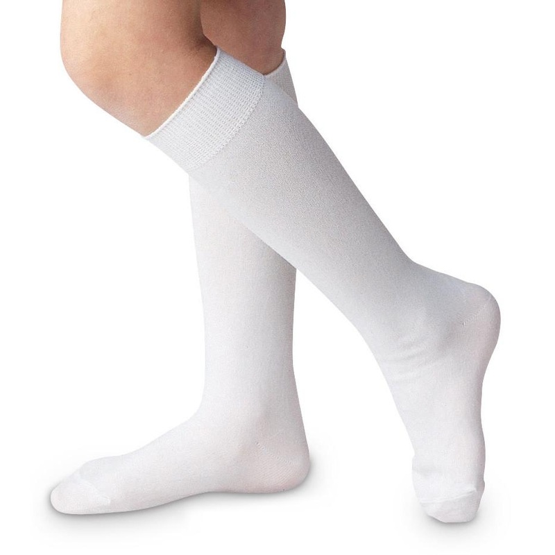 White Knee Socks