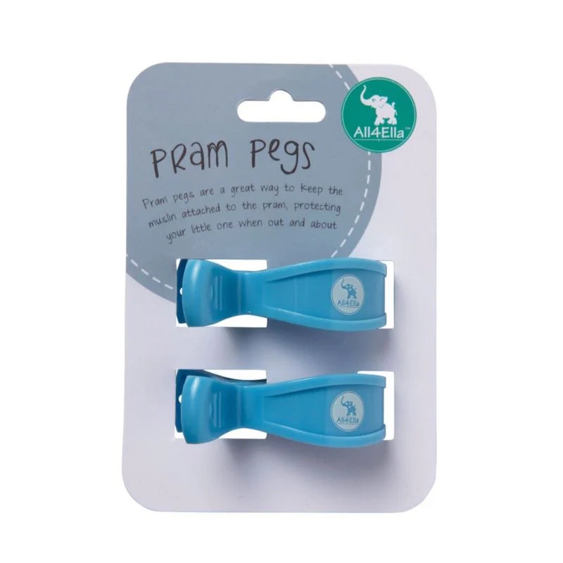 2 Pack Pegs Pastel Blue
