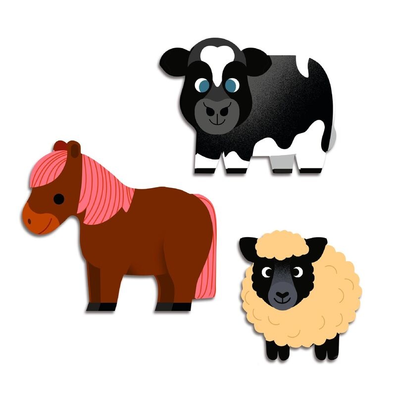 Djeco Sticker Set 62 Pce – Farm Animals