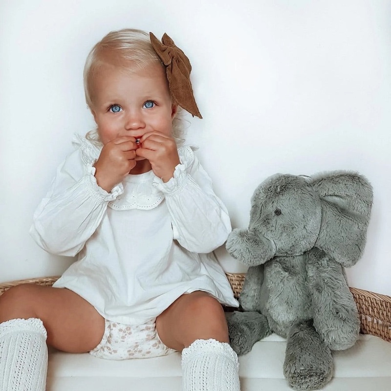 Gray Emory Elephant Plush Toy