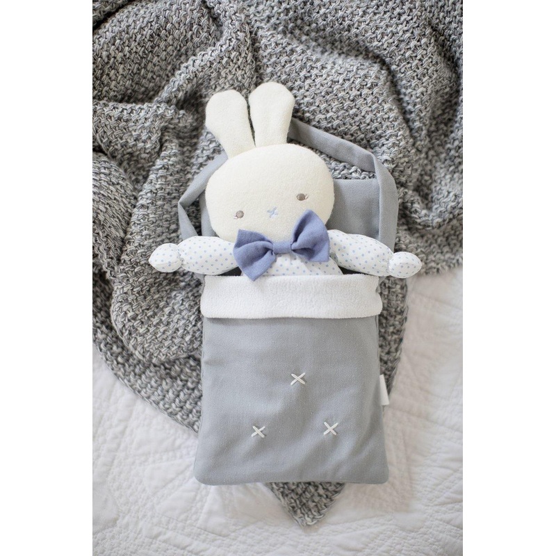 Alimrose | Doll Carry Bag – Grey Linen