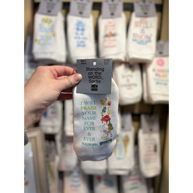 I will praise your name for ever & ever-Sock