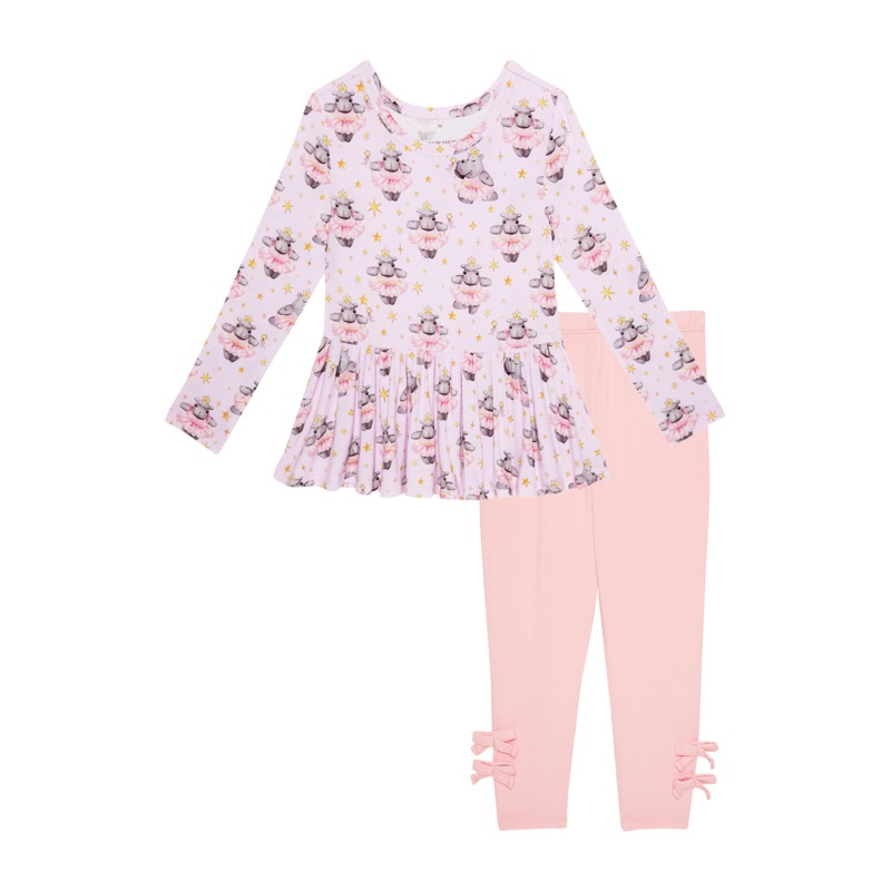 Philomena – LS Peplum Top & Legging Set