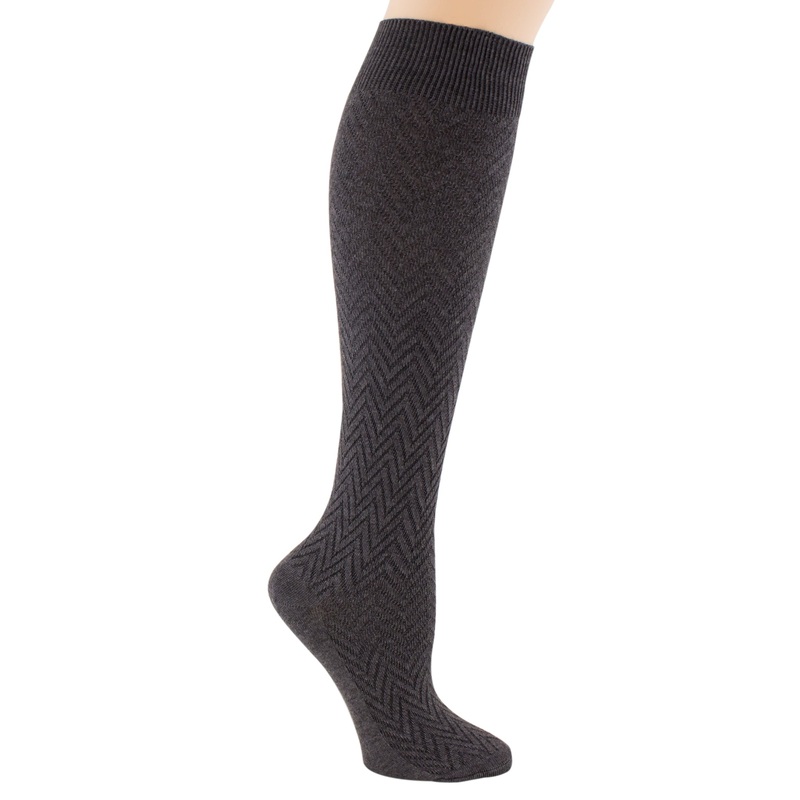 Women’s Chevron Pattern Knee-High Socks 5845