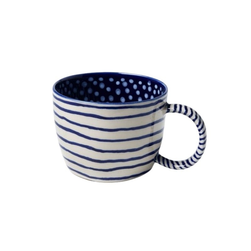Chino Mug – Navy Lines – Jones & Co