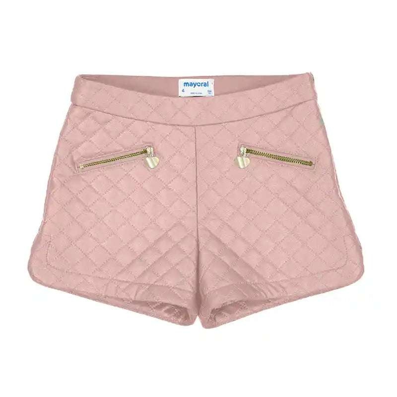 Quilted Shorts Rose 4218