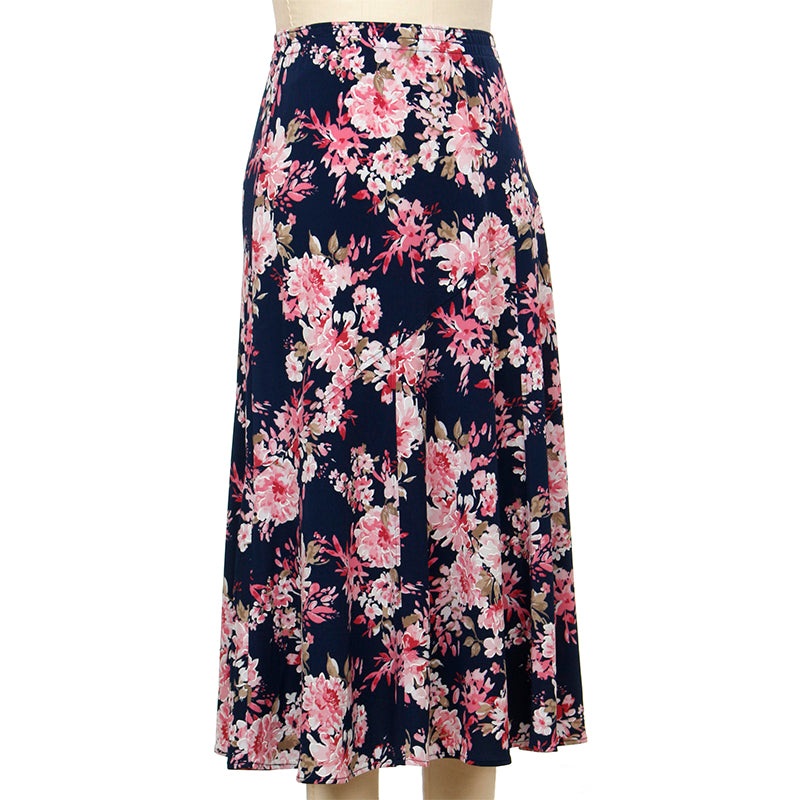 Blooming Garden Print Skirt 2388