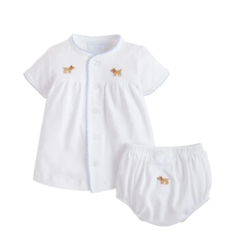 Pinpoint Layette Knit Set – Lab