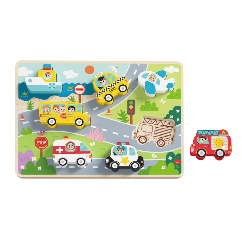 Chunky 3D Puzzle – Transportation