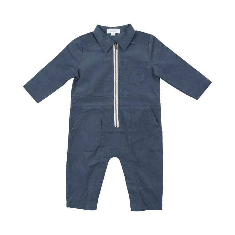 Cord Navy Retro Jumpsuit