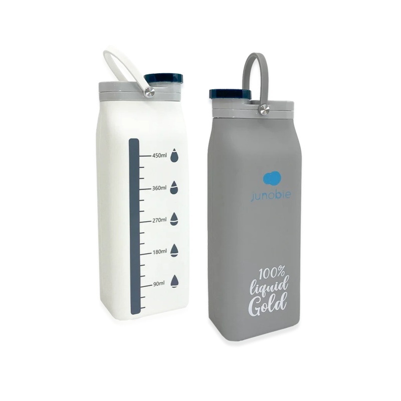 Junobie Milk Box Grey/White 2pk