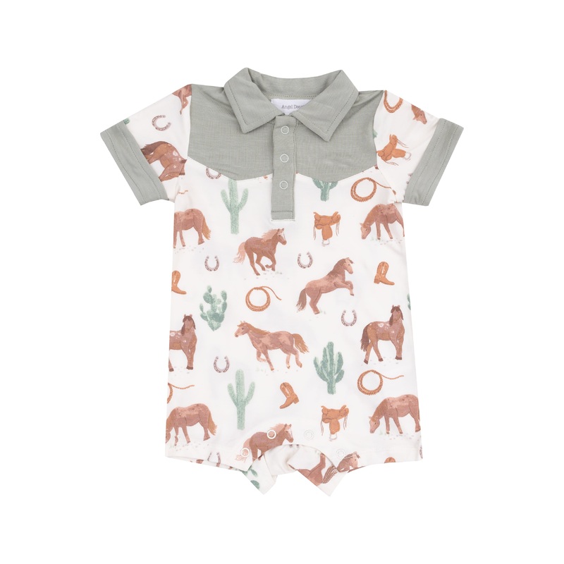 Western Horses Cowboy Shortie