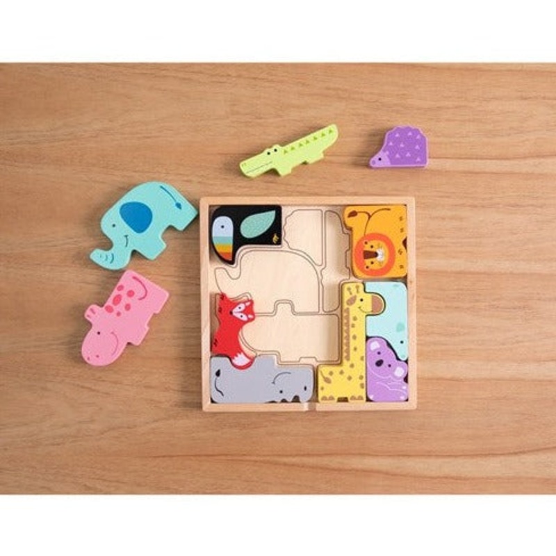 Fat Brain Chunky 3D Puzzle – Animals