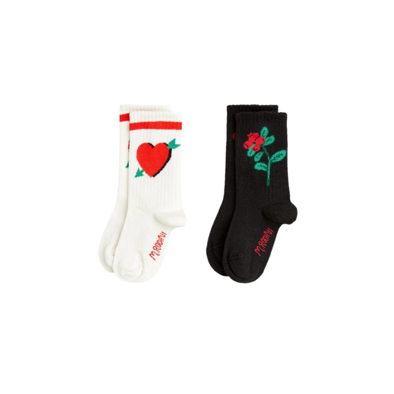 Arrowed Heart 2 Pk Socks