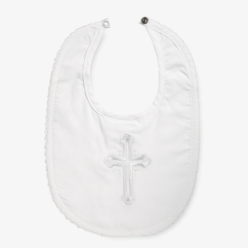 Baby Boy Christening Bib