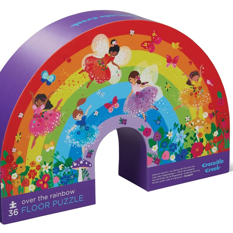 Crocodile Creek Classic Floor Puzzle 36 Piece – Rainbow