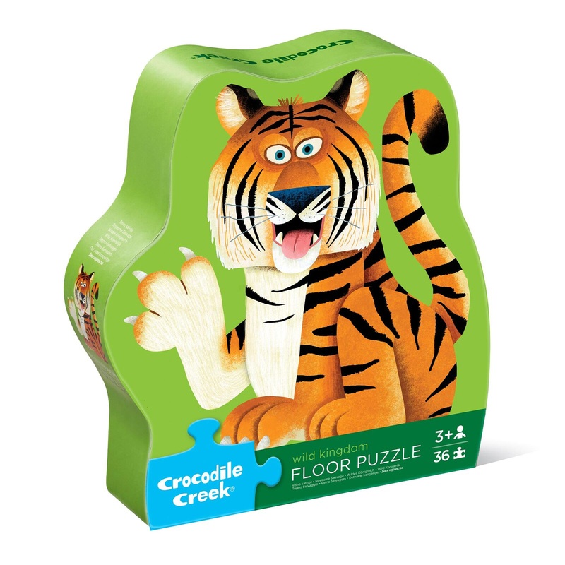 Crocodile Creek Classic Floor Puzzle 36 Piece – Wild Kingdom