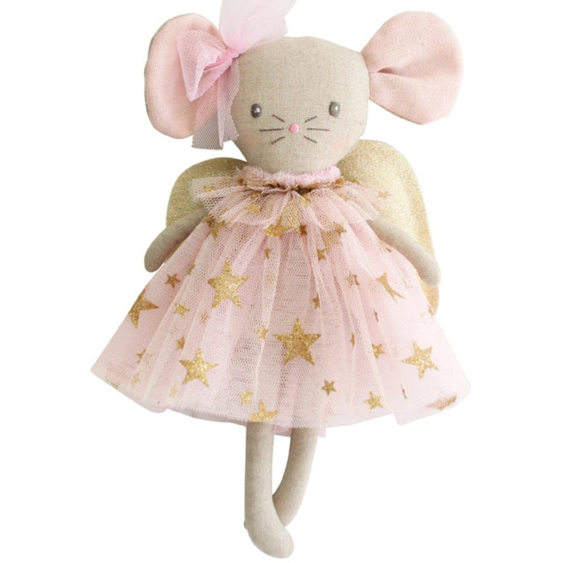 Mini Angel Mouse – Gold Star & Pink
