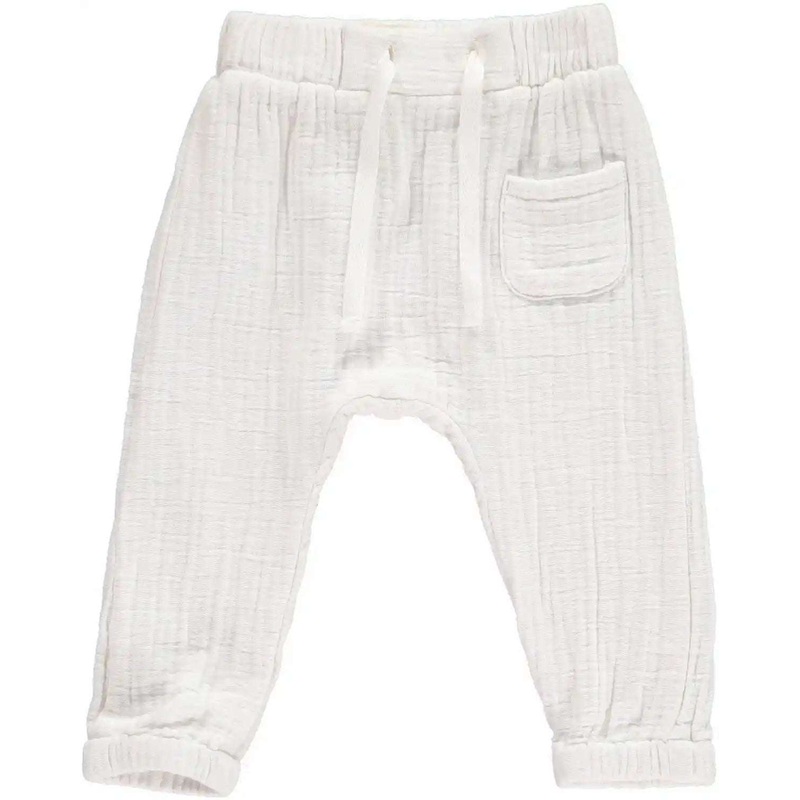 White Bosun Gauze Pants