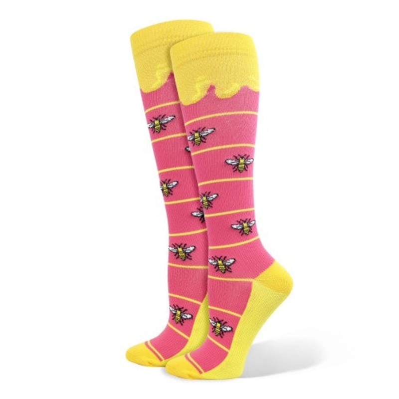 Women’s Honey Bee Fashion Compression Sock 92002