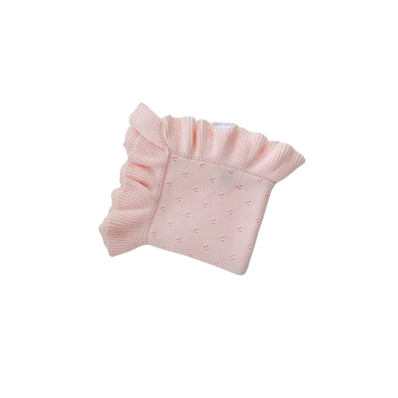 Ziggy Lou Knitted Blanket – Primrose Frill