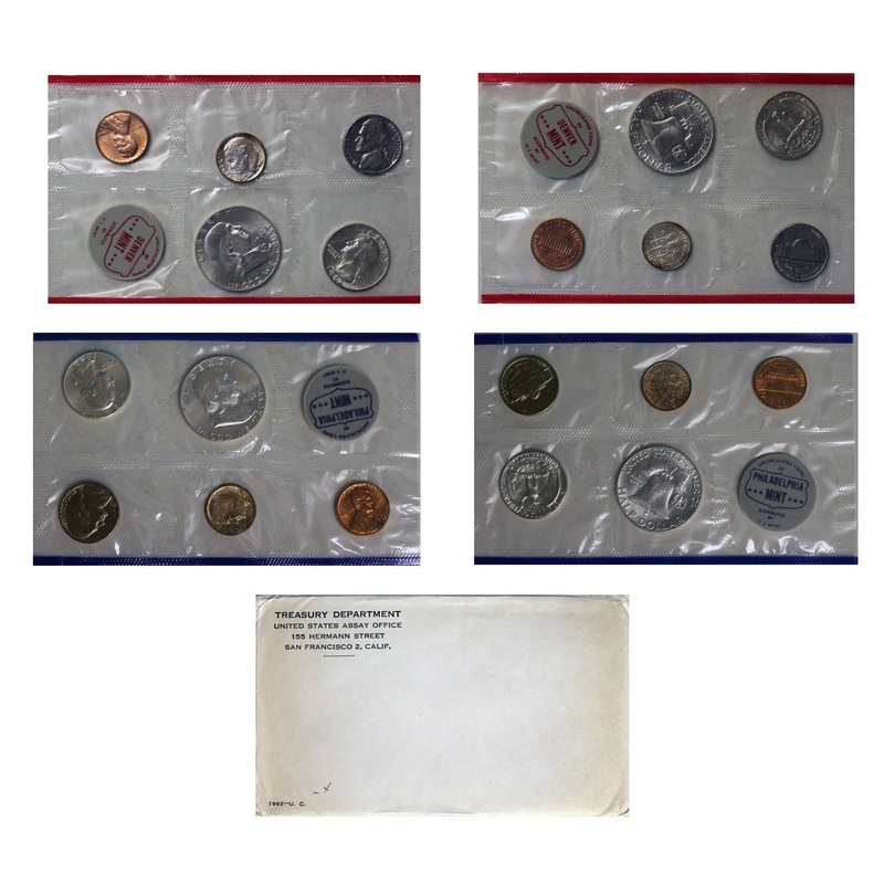 1962 PD US Mint set (OGP) 10 coins