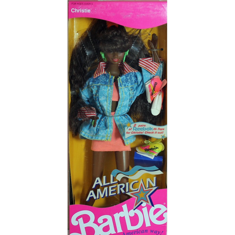 1990  All American Christie Barbie (9425) – African American