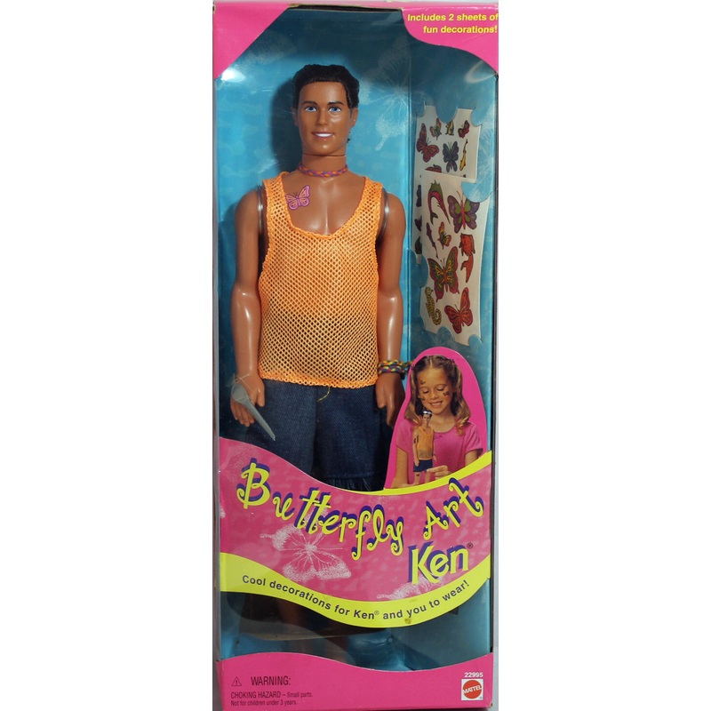 1998 Butterfly Art Ken Barbie (22995)