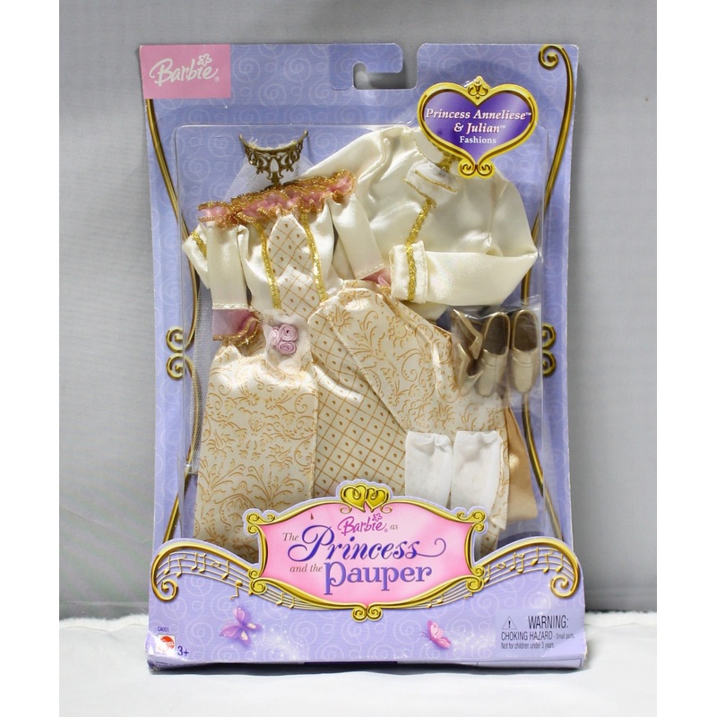 Barbie Princess and the Pauper, Princess Anneliese and Julian Fashions