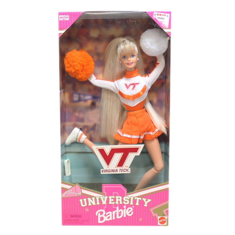 Virgina Tech University Cheerleader Barbie – 19171