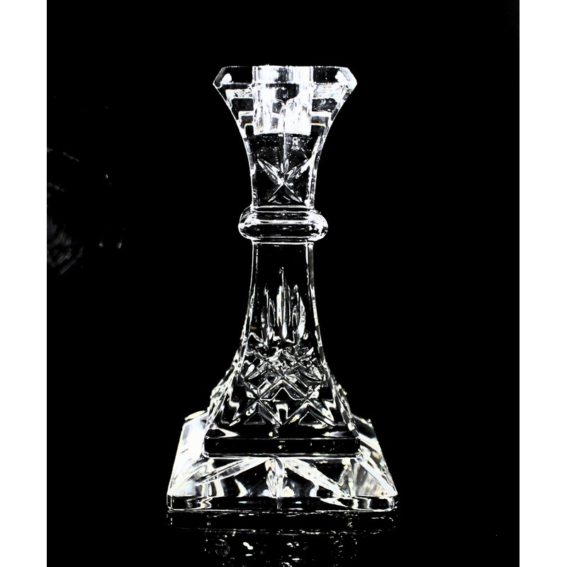 Waterford Crystal: Lismore Single Light Candlestick, 6″ (Pair)