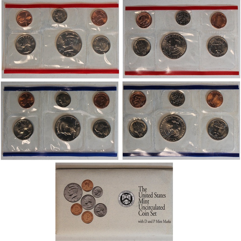 1992 PD US Mint Set (OGP) 10 coins